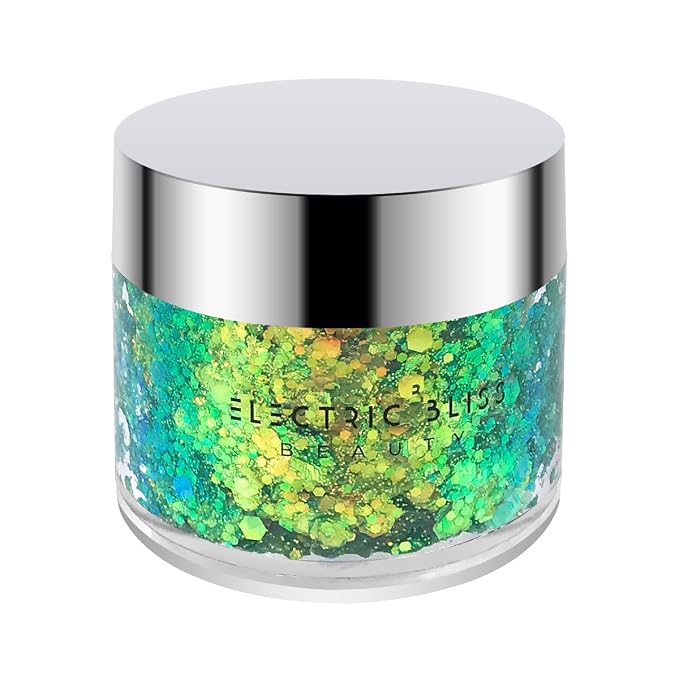 Neon Green Glitter Gel
