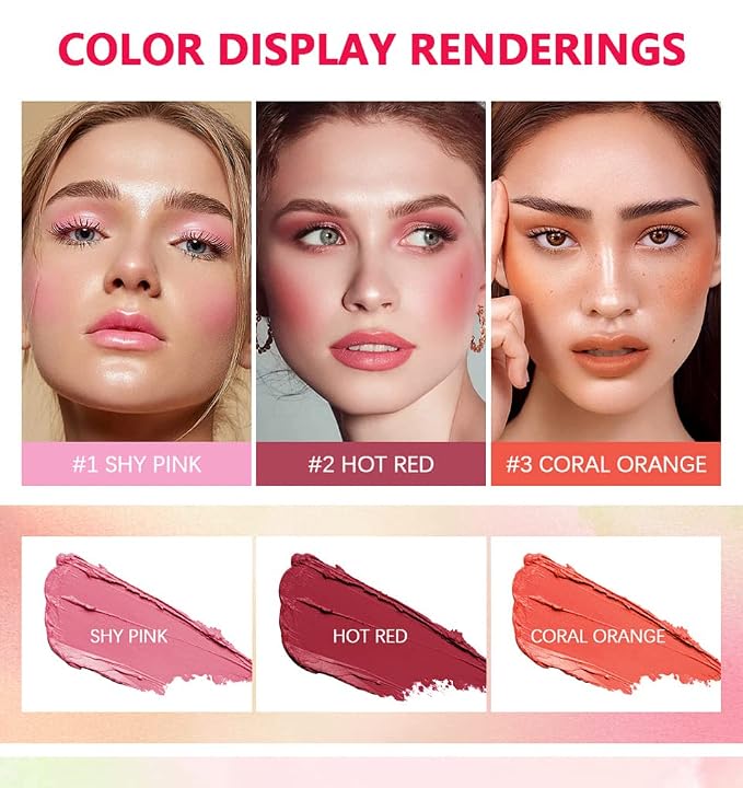 pink，red，orange