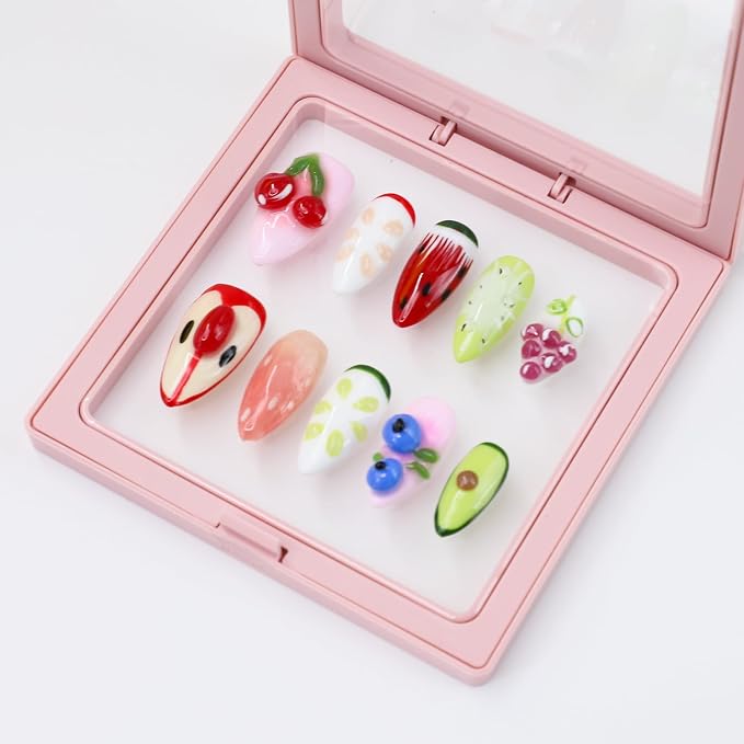 Handmade Almond Nails 37