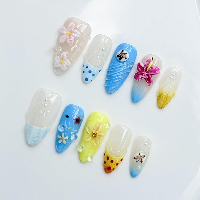 Handmade Almond Nails 30