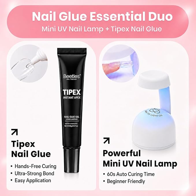 2 - Tipex Lite Nails Kit | Short Square | 192