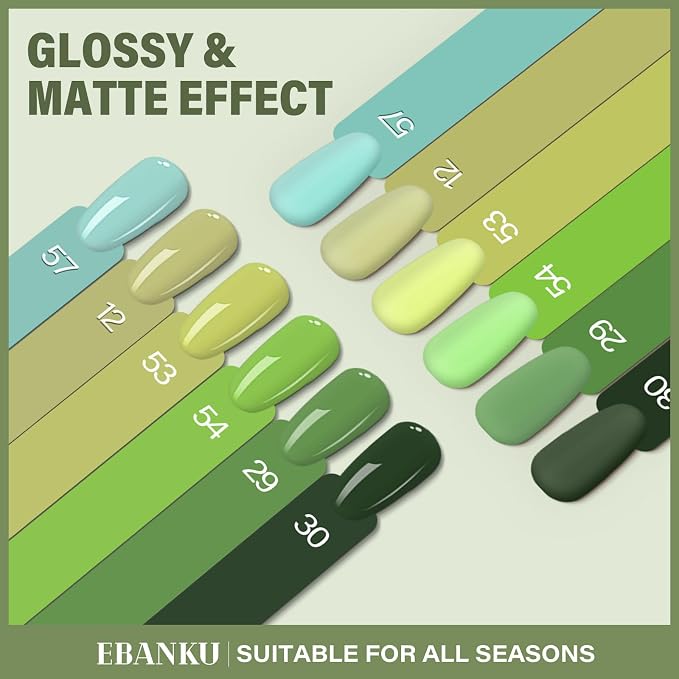 6 Colors-Green Series