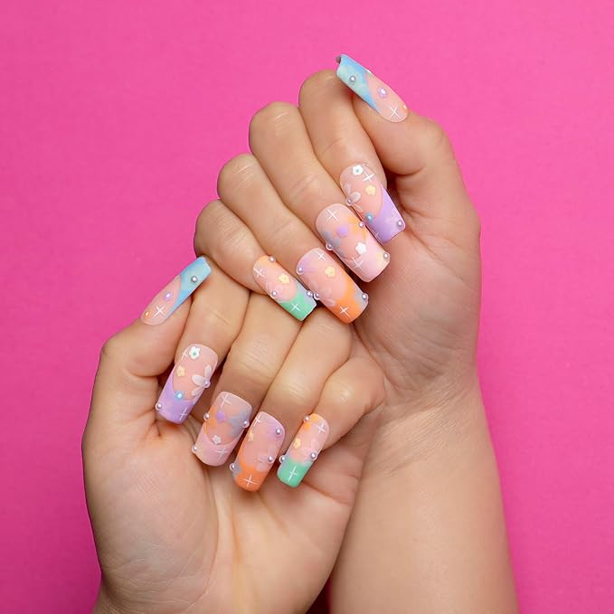 Summer Breeze Blue French Tip