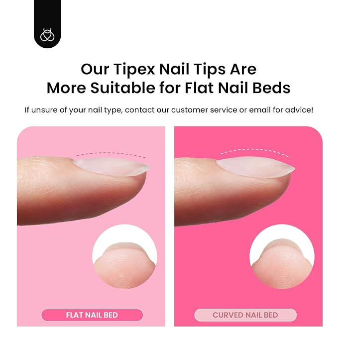 2 - Tipex Nails Kit | Short Square | 224