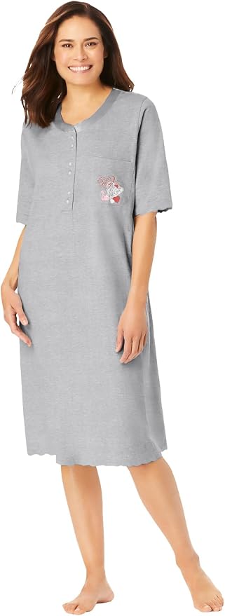Heather Grey Scroll Heart