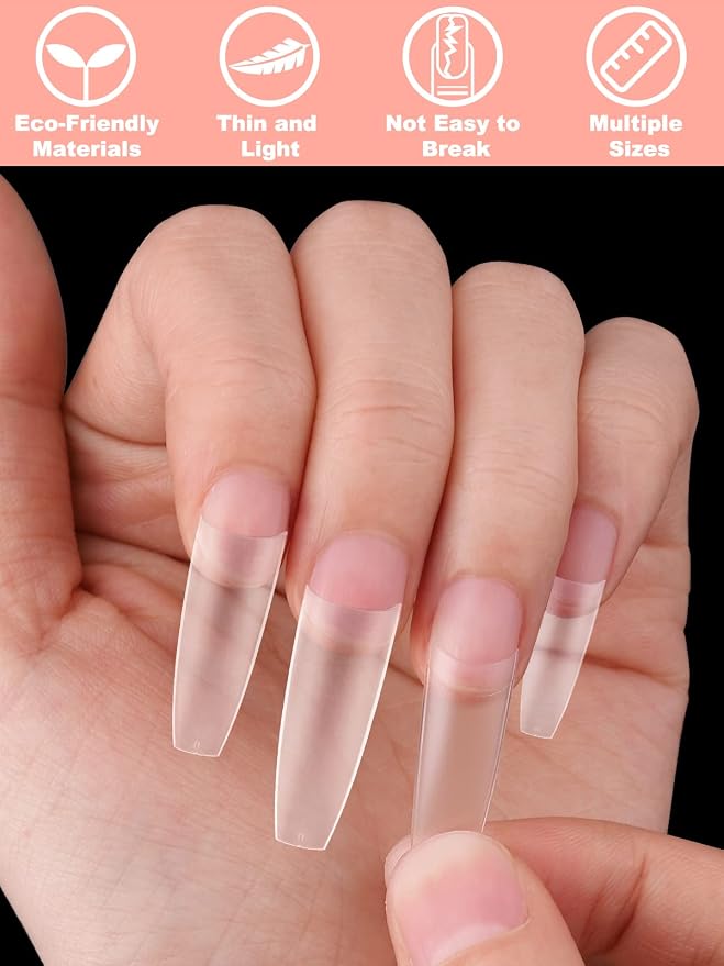 French tip Toe Nail Tips Black