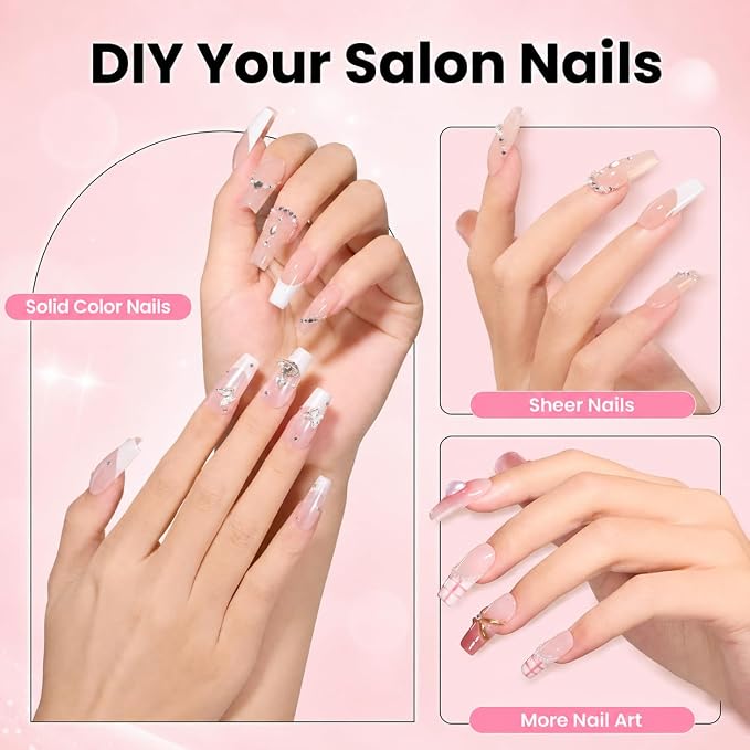 4 - Tipex Nails Kit | Medium Coffin | 224