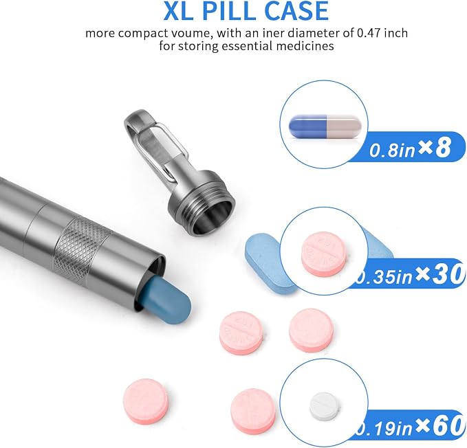 Gray Titanium XL - 4.4 Inch