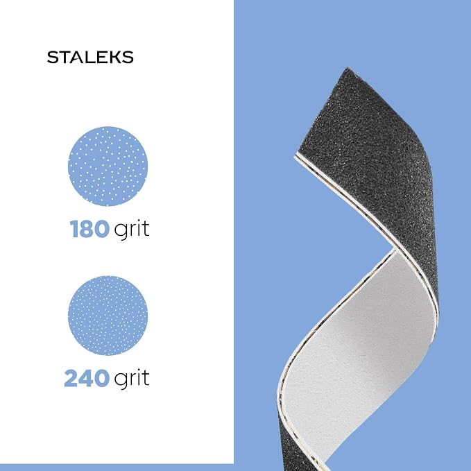 Papmam Mix Glueless Soft Foam Layer Abrasive Covers, 180/240 Grit