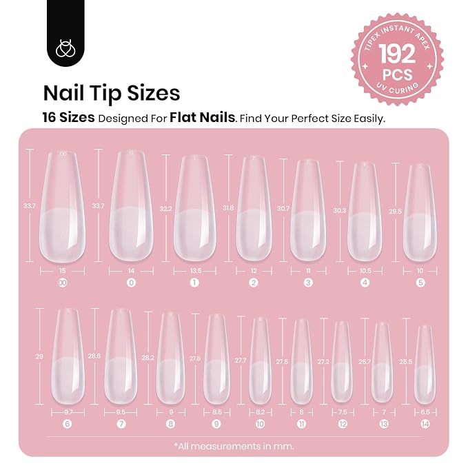 1 - Tipex Nails Only | Long Coffin | 192