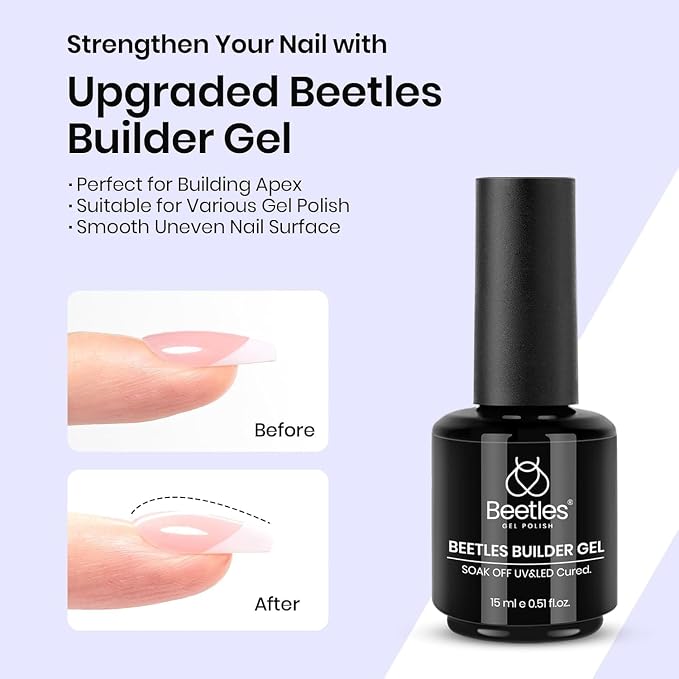 Builder Gel and Nail Glue and Top Coat