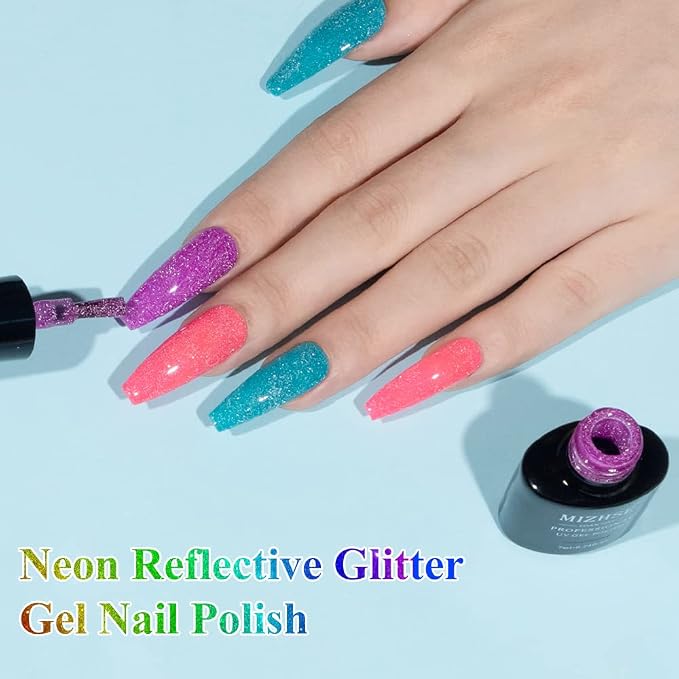 A-Neon Reflective Glitter Gel