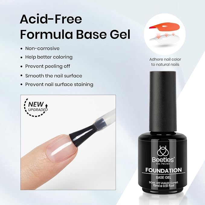 15ml Top & Base & White Beetles Builder Gel