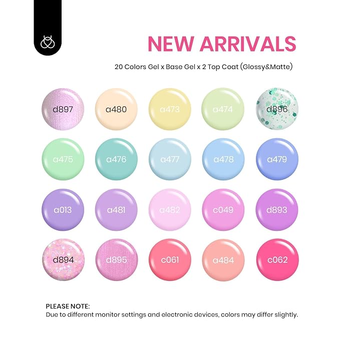 Pastel Paradise 20 Colors