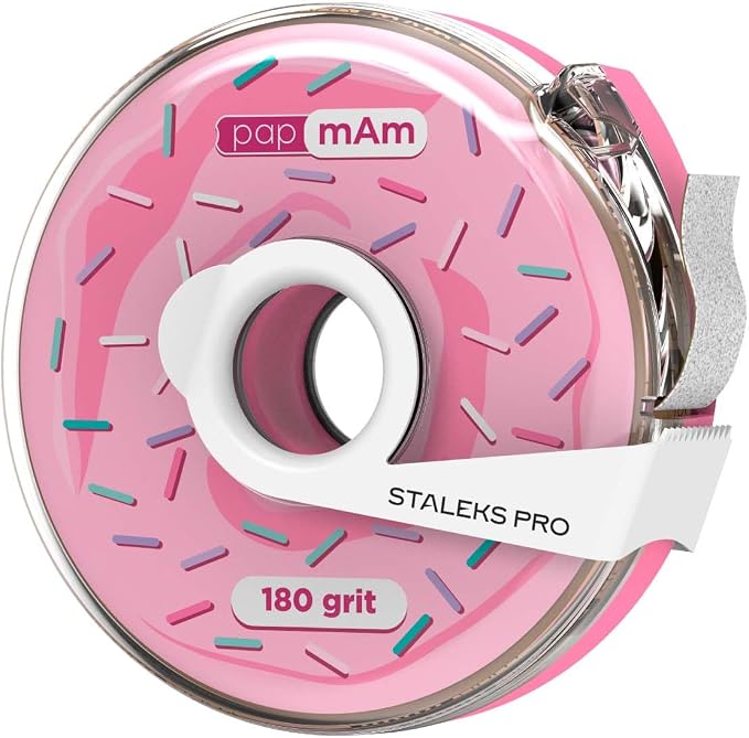 Glueless Abrasive Tape (Papmam) in Plastic Case, 180 Grit