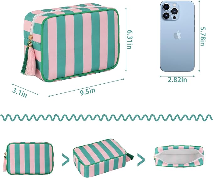 Green with Pink