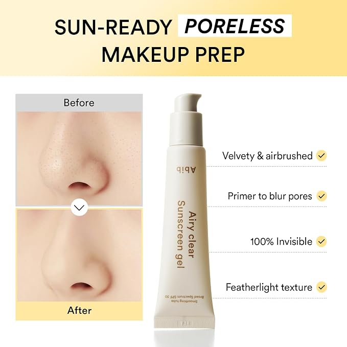 Airy Gel Sunscreen (Semi-matte)