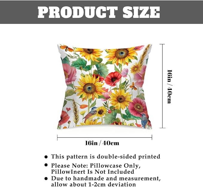 Sunflower Red Floral