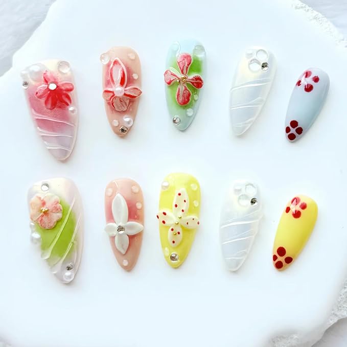 Handmade Almond Nails 39