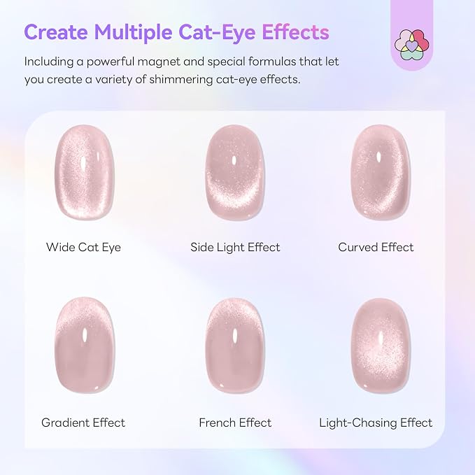 C2-Glass Cat Eye Nude Pink