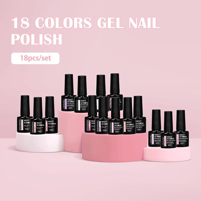 Rubber Gel + Glitter Gel