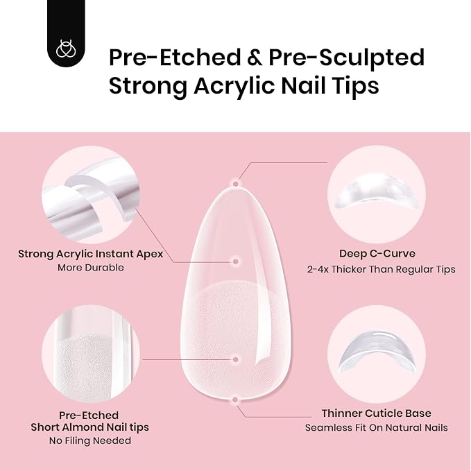 1 - Tipex Nails Only | Short Almond | 512