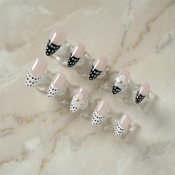 Pink Polka Floral Rhyme