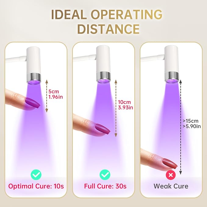 BB-White Gooseneck UV LED Nail Lamp