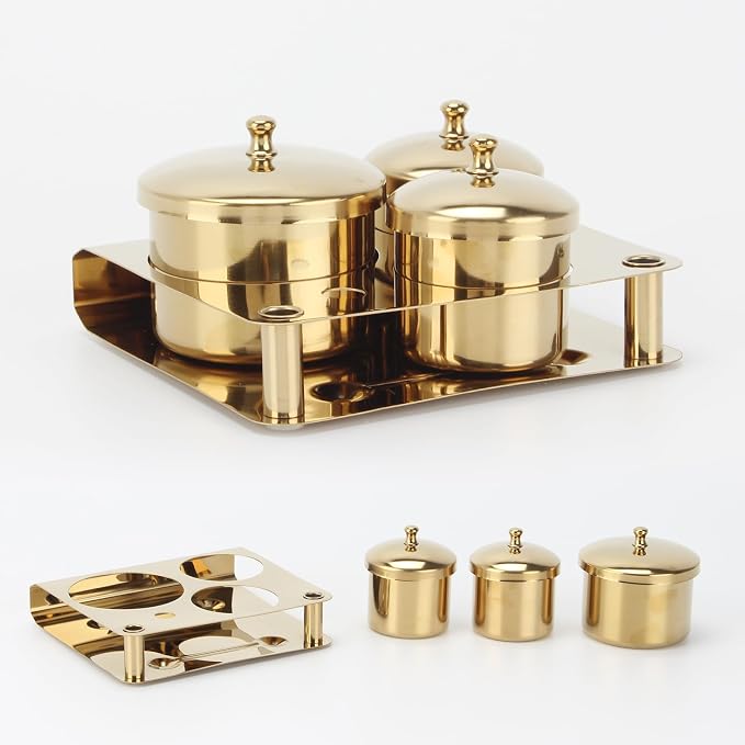 Golden, 3Pcs
