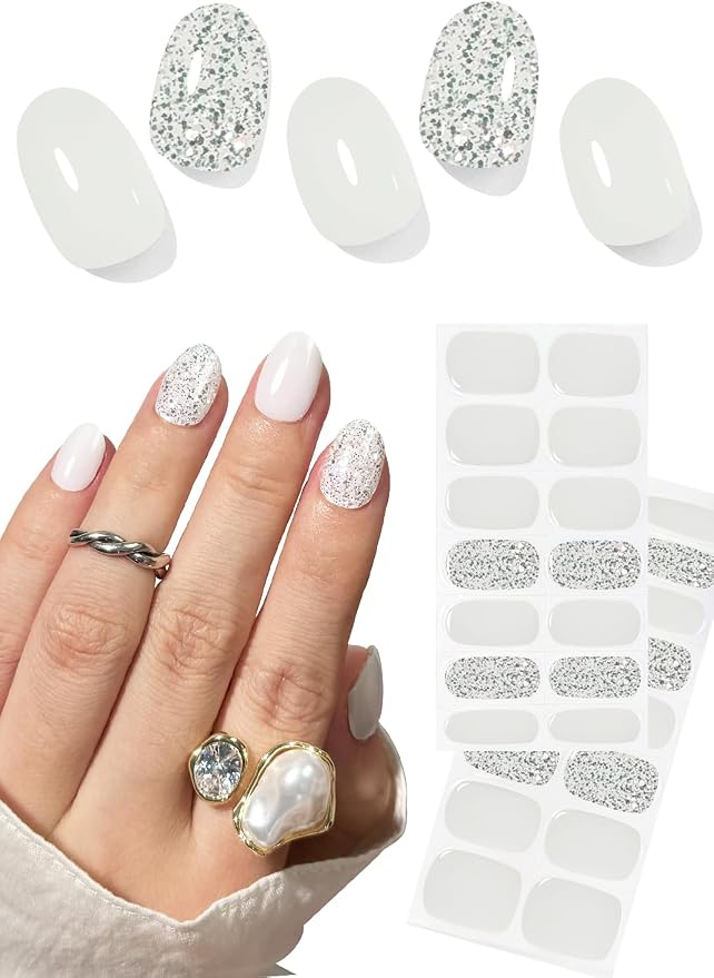 Milky White Glitter