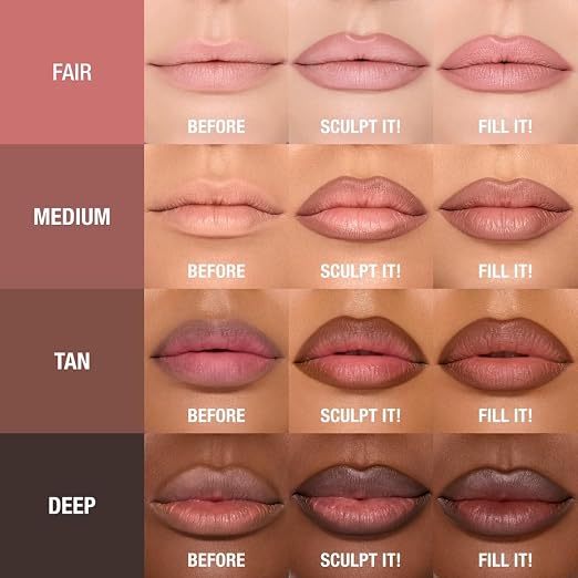 Fair - Sculpt: Light Cool Pink Nude / Fill: Nude Pink Mauve