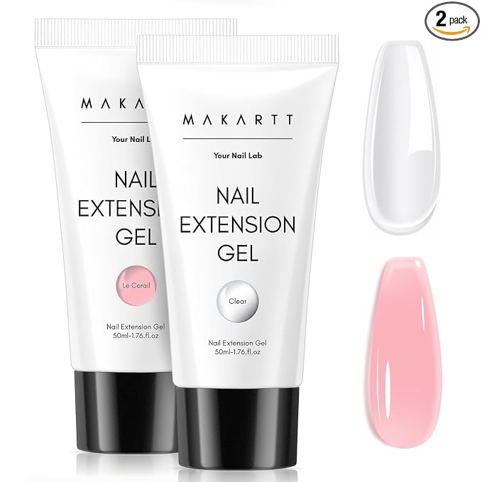 2 Colors Crystal Clear and Nature Pink