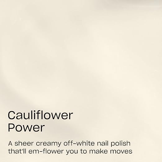 Cauliflower Power | Semi-Sheer Soft Warm White