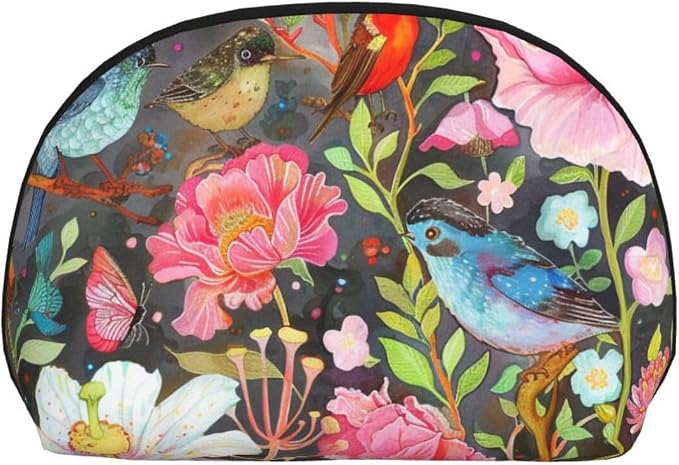 Garden With Bird and Flower