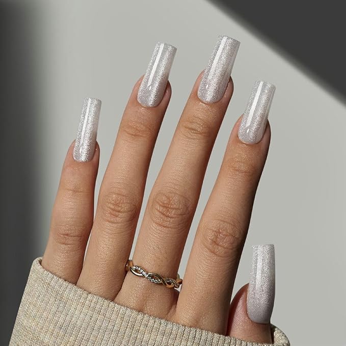 E-Frozen Cat Eye Long Square