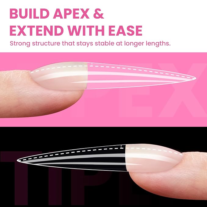 3 - Tipex Nails Kit | Medium Stiletto | 224