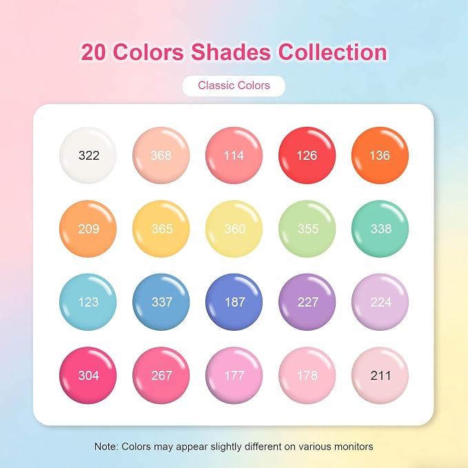 A-Pastel Colors Collection