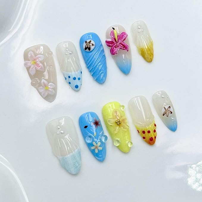 Handmade Almond Nails 30