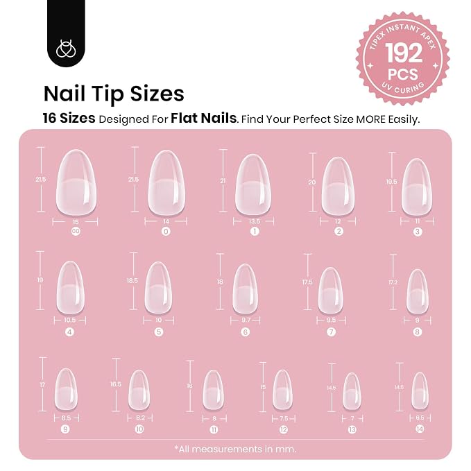 0 - Tipex Nails Only | Short Oval | 192