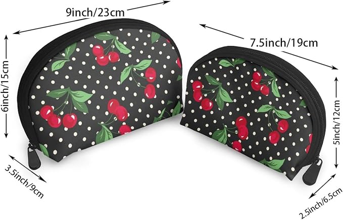 Cherry Black Polka Dot