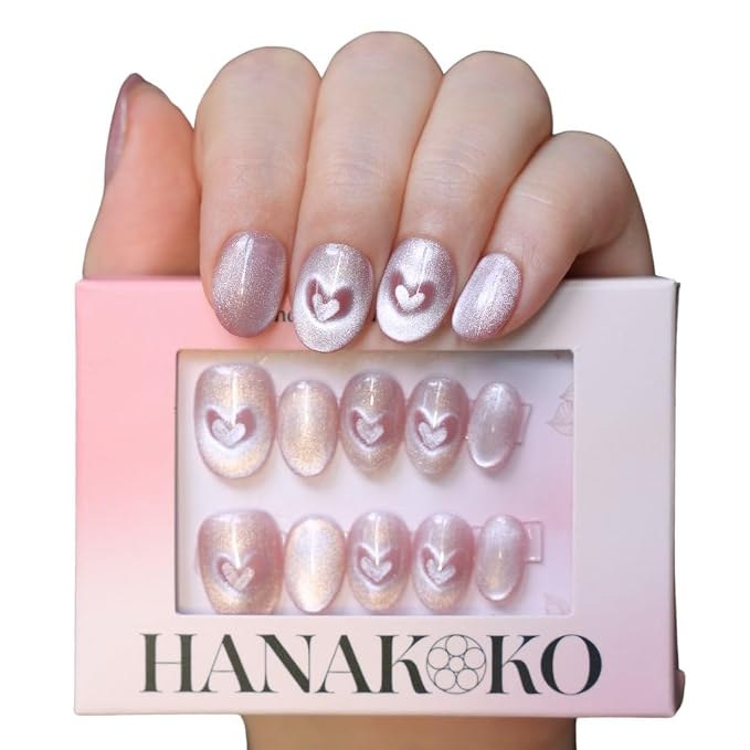 Cat Eye Heart Pink