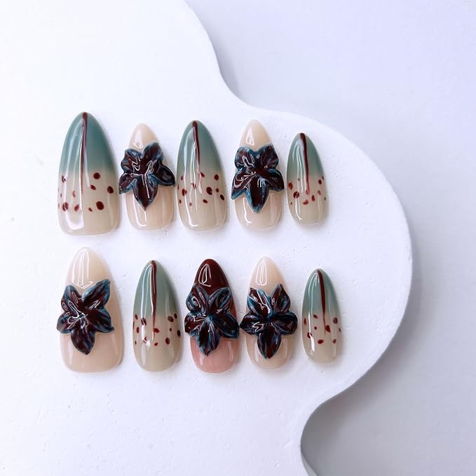 Handmade Almond Nails 24
