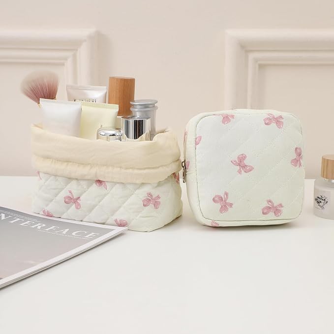 08White Pink Bow