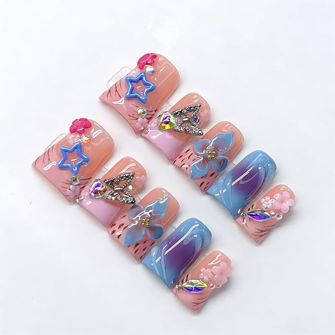 Pink Dark Blue