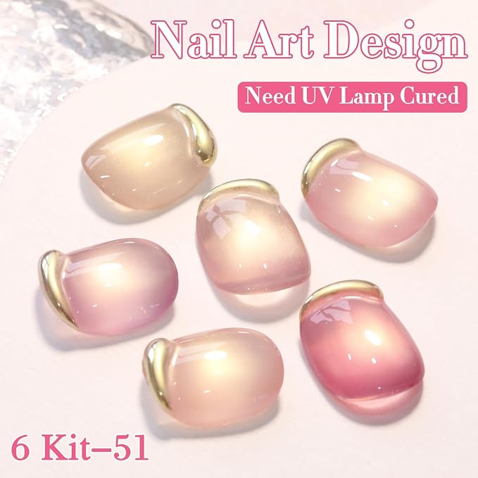 Glass Nude Pink Rose