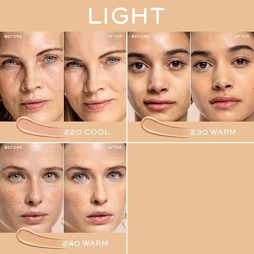 220C: For fair/light skin with cool/pink undertones