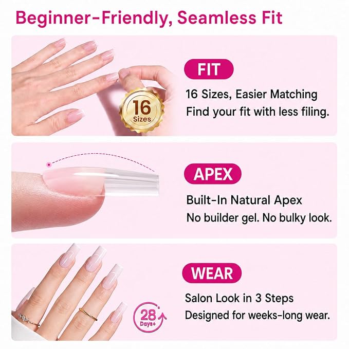 0 - Tipex Lite Nails Only | Medium Square | 256