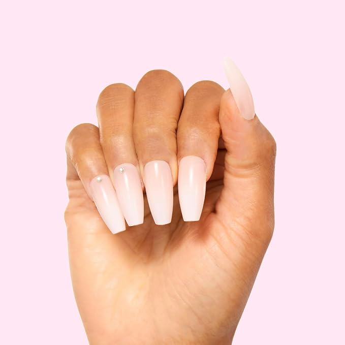 Gradient Nude (With Diamonds)
