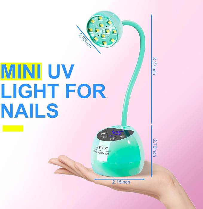 A-nail lamp-glazed blue