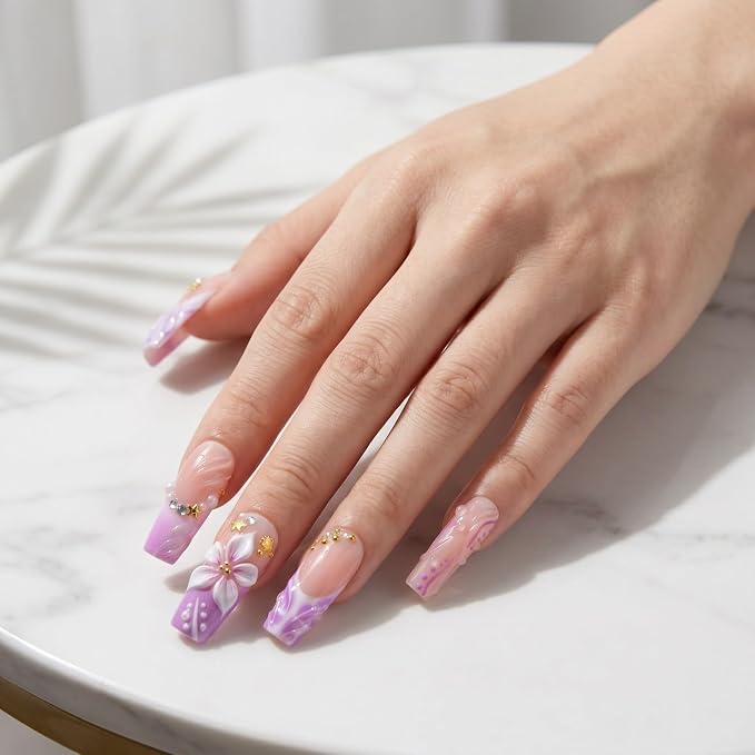 purple flowers